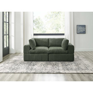 Green Corduroy Couch | Wayfair